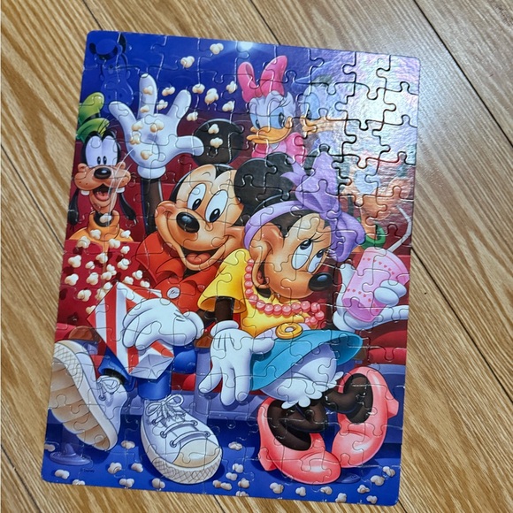 100 piece vtg Mickey Mouse Disney golden puzzle - Picture 6 of 6